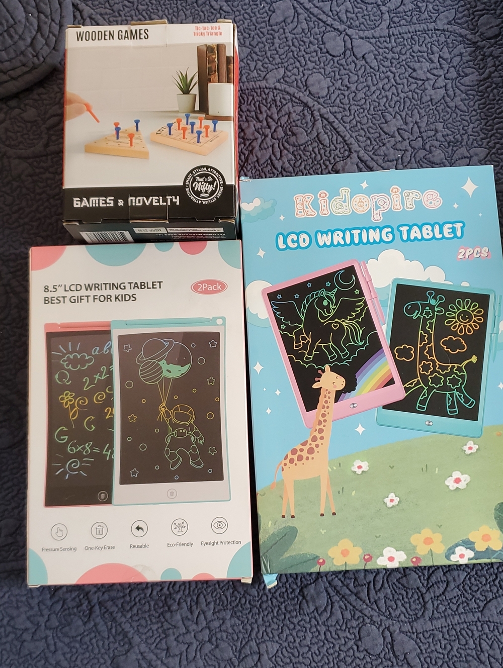 Pink & Teal Writing Tablet 3 Total And Game